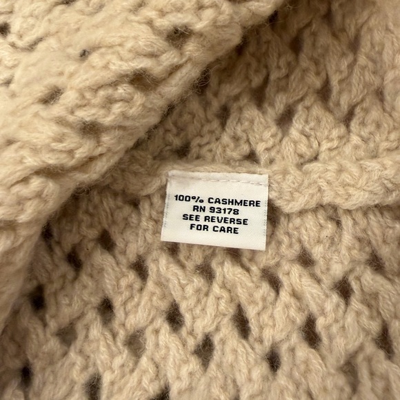 The Cashmere Project 100% Cashmere Open Knit Sweater XL - Picture 4 of 4